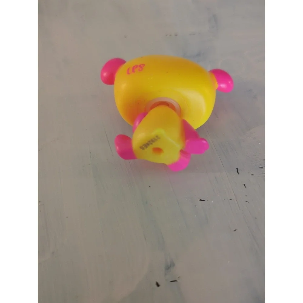 Littlest Pet Shop Lps 205 G7 Black Light Pet Blind Bag Yellow Pink Panda
